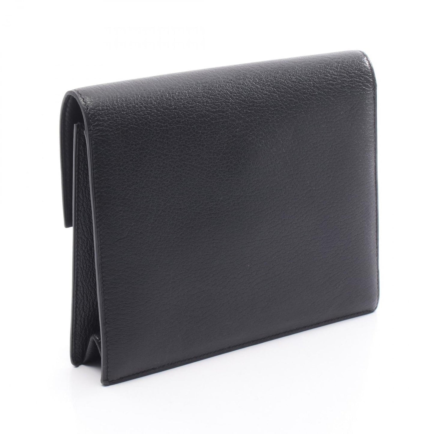 Hermes Hermès Velu second bag/clutch bag, leather Chevre women's, black