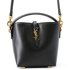 Yves Saint Laurent Saint Laurent Paris Handbag LE 37 Mini Bucket Bag Calf Leather 765870 SAINT LAURENT PARIS Black 2-way — Like New