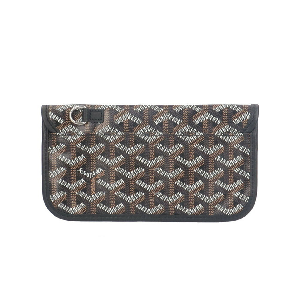 Goyard Saint Louis PM Tote Bag, PVC Coated Canvas, Black, Unisex