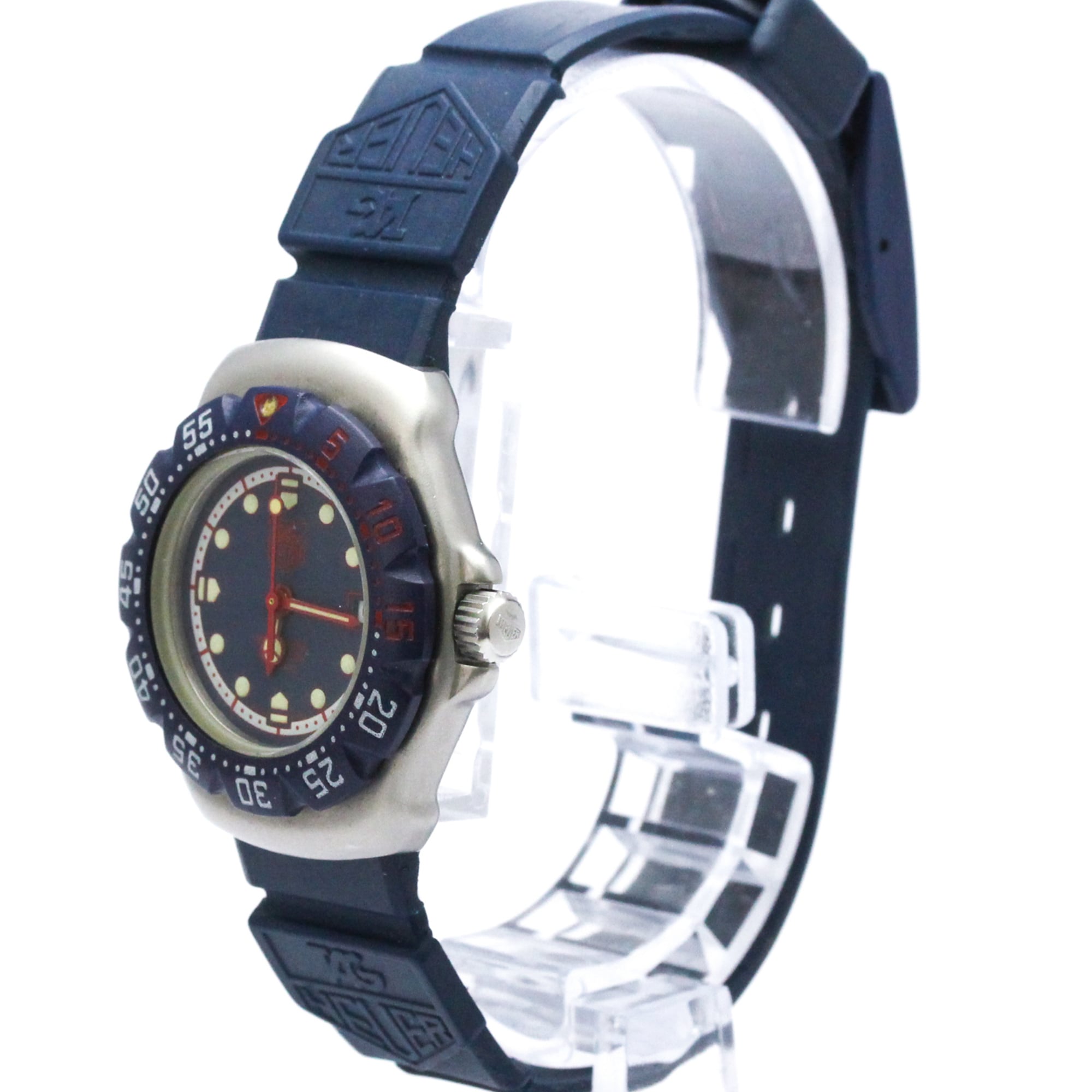 TAG HEUER Formula 1 Steel Rubber Quartz Ladies Watch 370.508 — Good