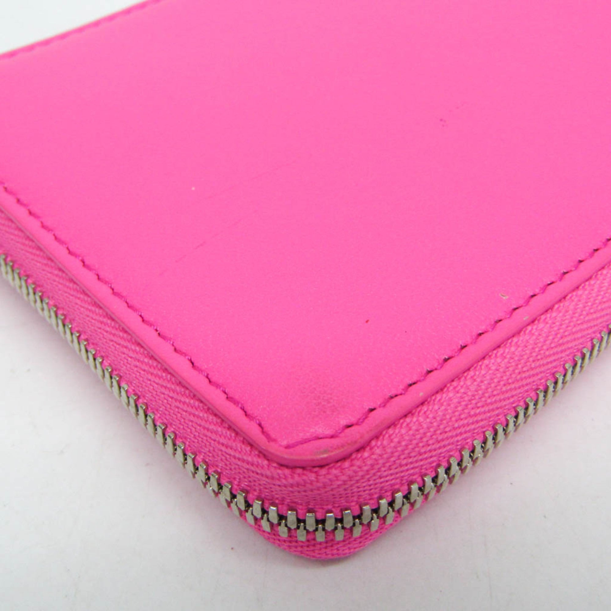 Balenciaga Essential Mini Wallet 659224 Women's Leather Wallet (bi-fold) Pink