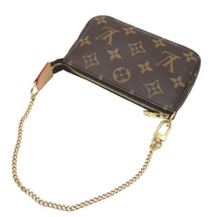 Louis Vuitton Mini Pochette Accessoires Women's Pouch M58009 Monogram Brown — Like New