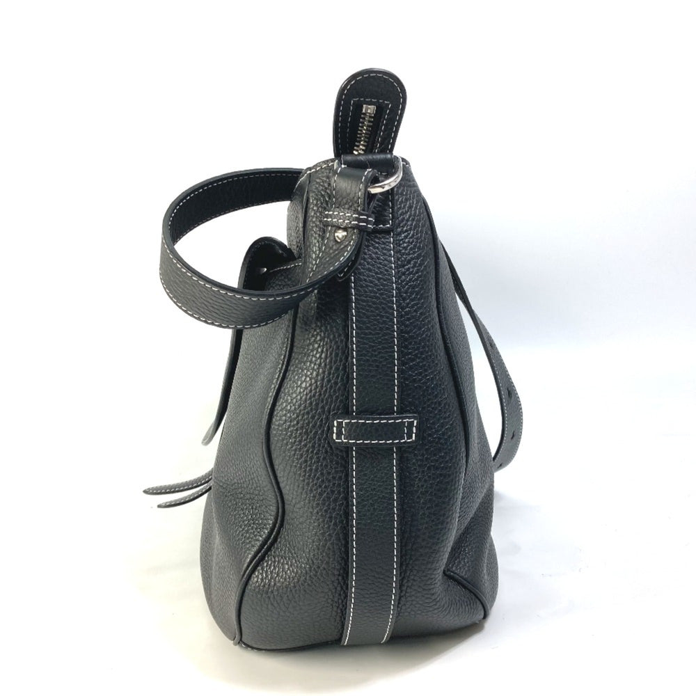 CHRISTIAN DIOR 1ADHO023UL Oblique Crossbody bag Shoulder Bag Black — Like New