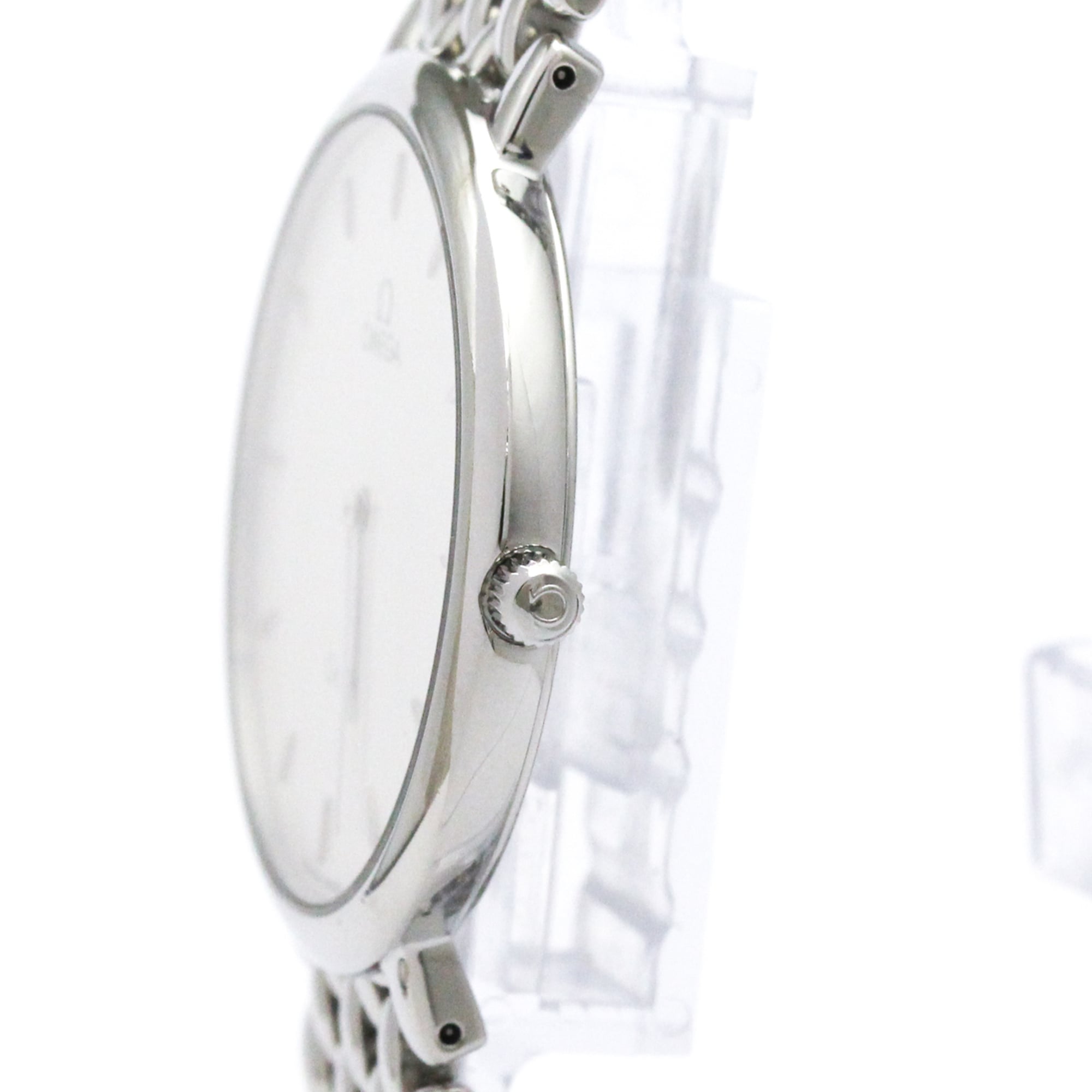 OMEGA De Ville Stainless Steel Quartz Mens Watch 7500.31 — Very Good