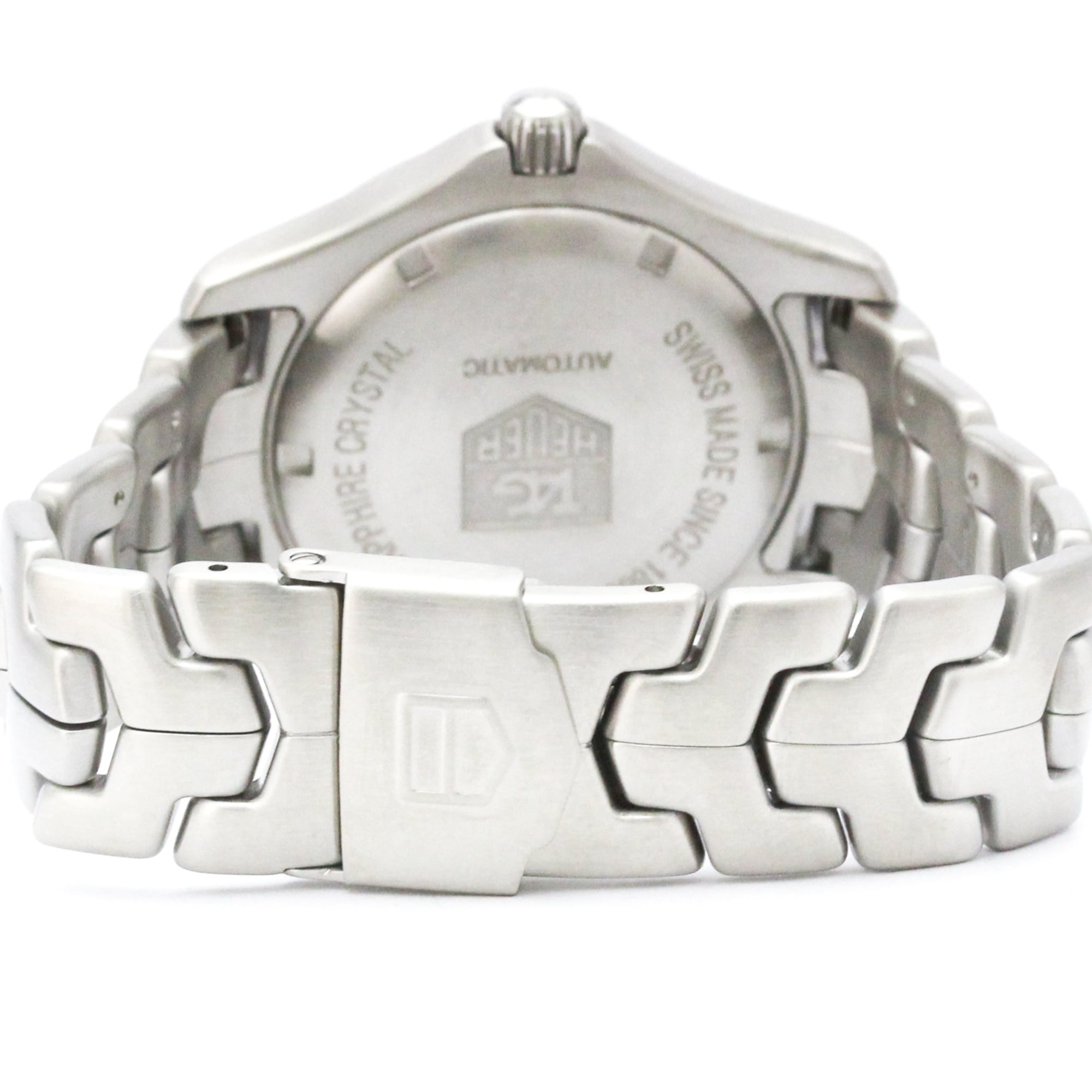 TAG HEUER Link Stainless Steel Automatic Mens Watch WJF2111 Polished — Very Good