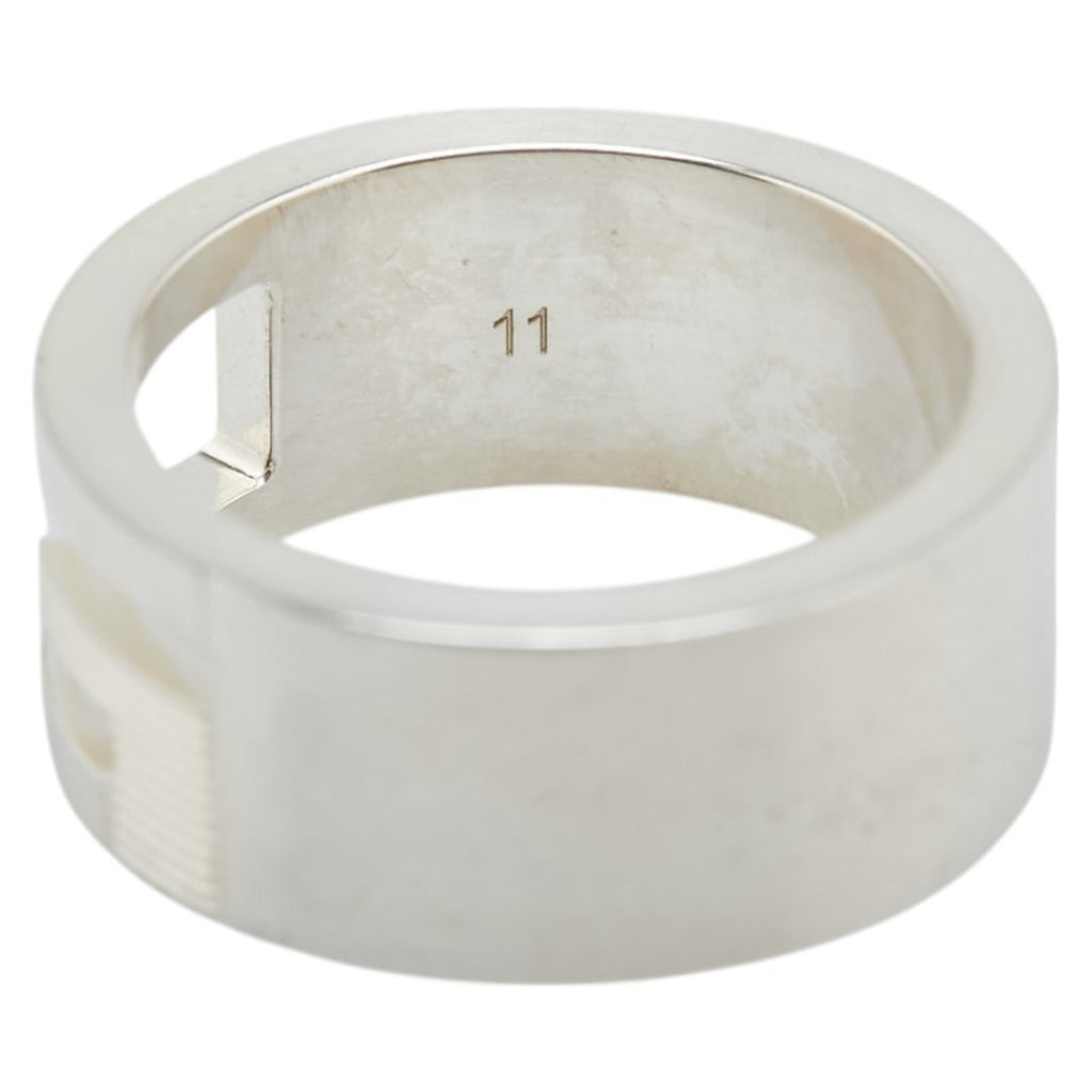 Gucci Cutout G Ring #11 SV925 Silver Women's GUCCI