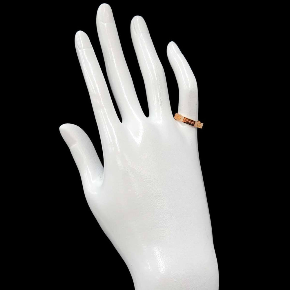Gucci Octagonal Ring #10, 18K PG Pink Gold 750 — Like New
