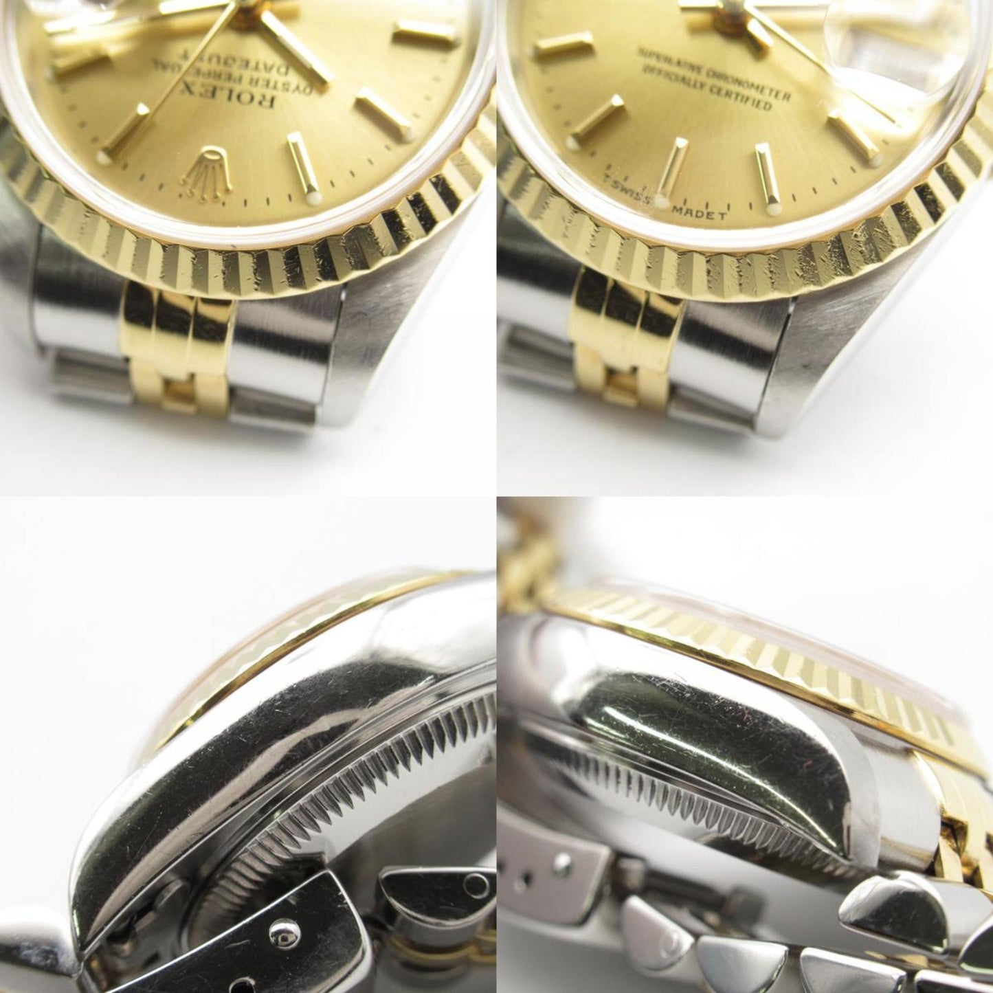 Rolex ROLEX Datejust X Series Watch 18K (Yellow Gold) Stainless Steel Ladies Gold CH BA 79173