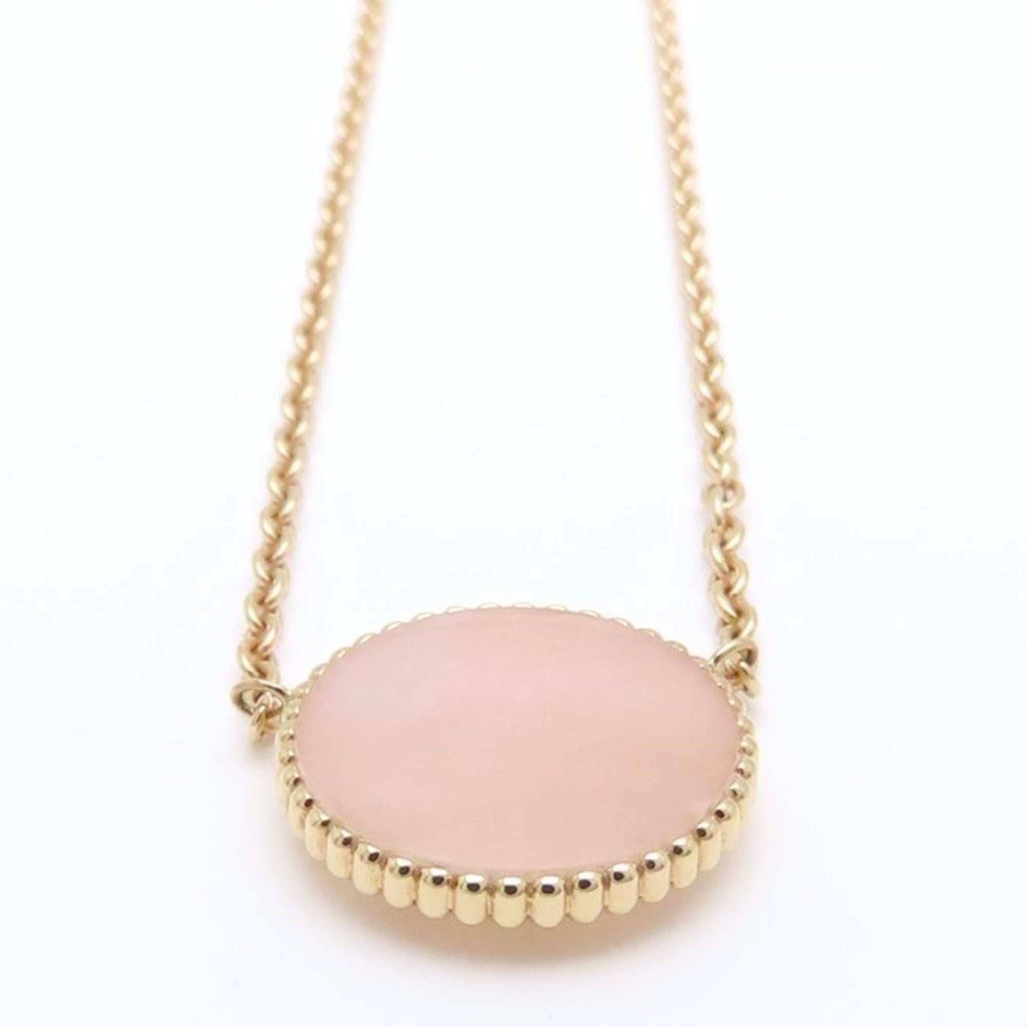 Christian Dior Rose des Vents Necklace, Pink Opal and Diamond, 18K Gold, Women's, 295853 — Like New