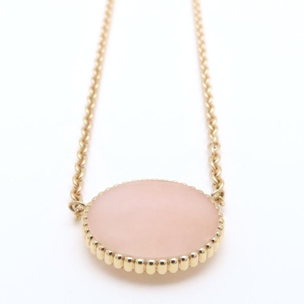 Christian Dior Rose des Vents Necklace, Pink Opal and Diamond, 18K Gold, Women's, 295853 — Like New