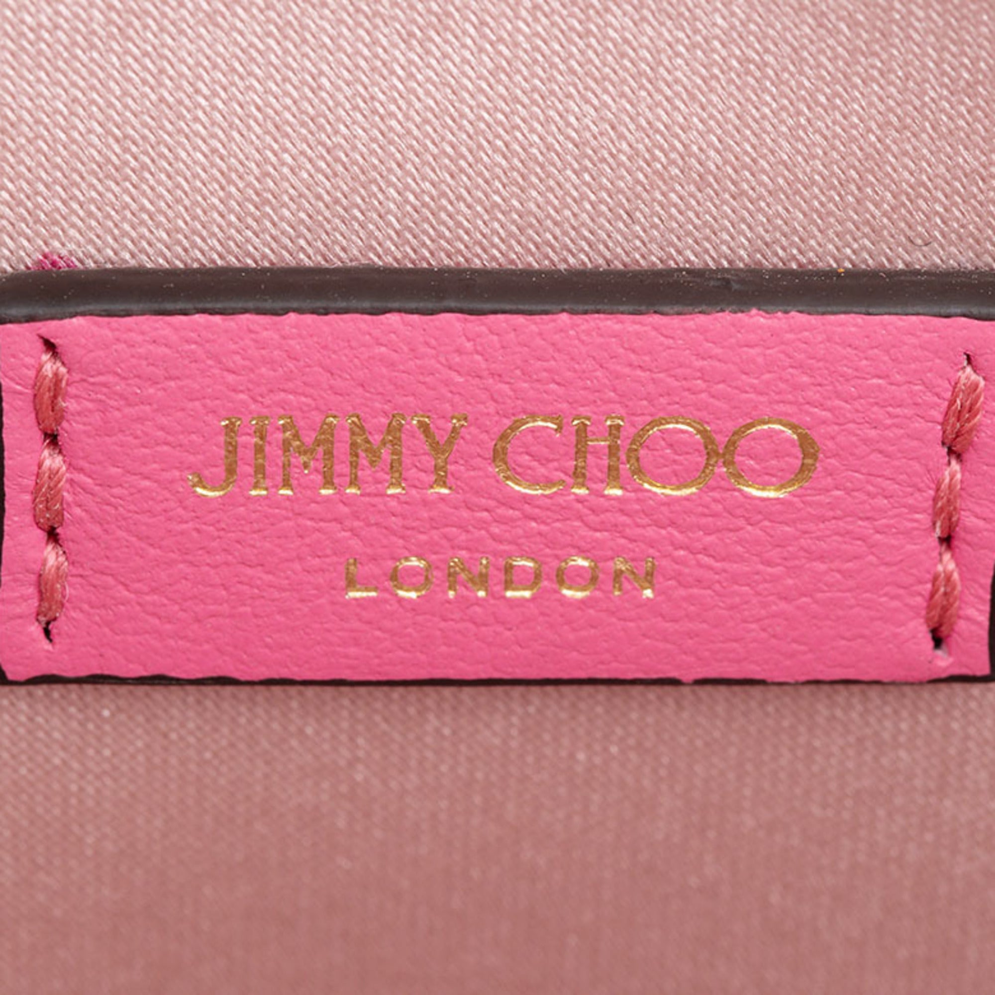 Jimmy Choo Satin Pouch Pink Women's JIMMY CHOO — Like New