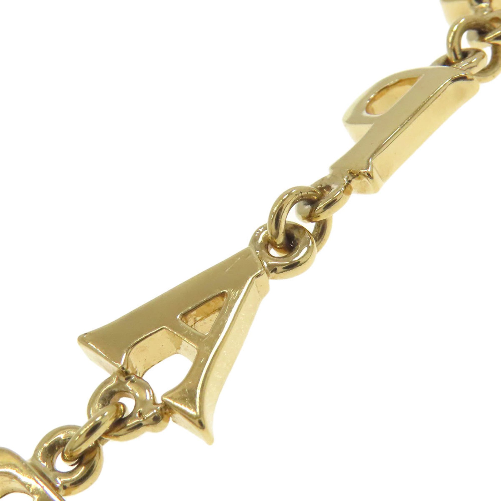 Christian Dior logo bracelet in metal for women.