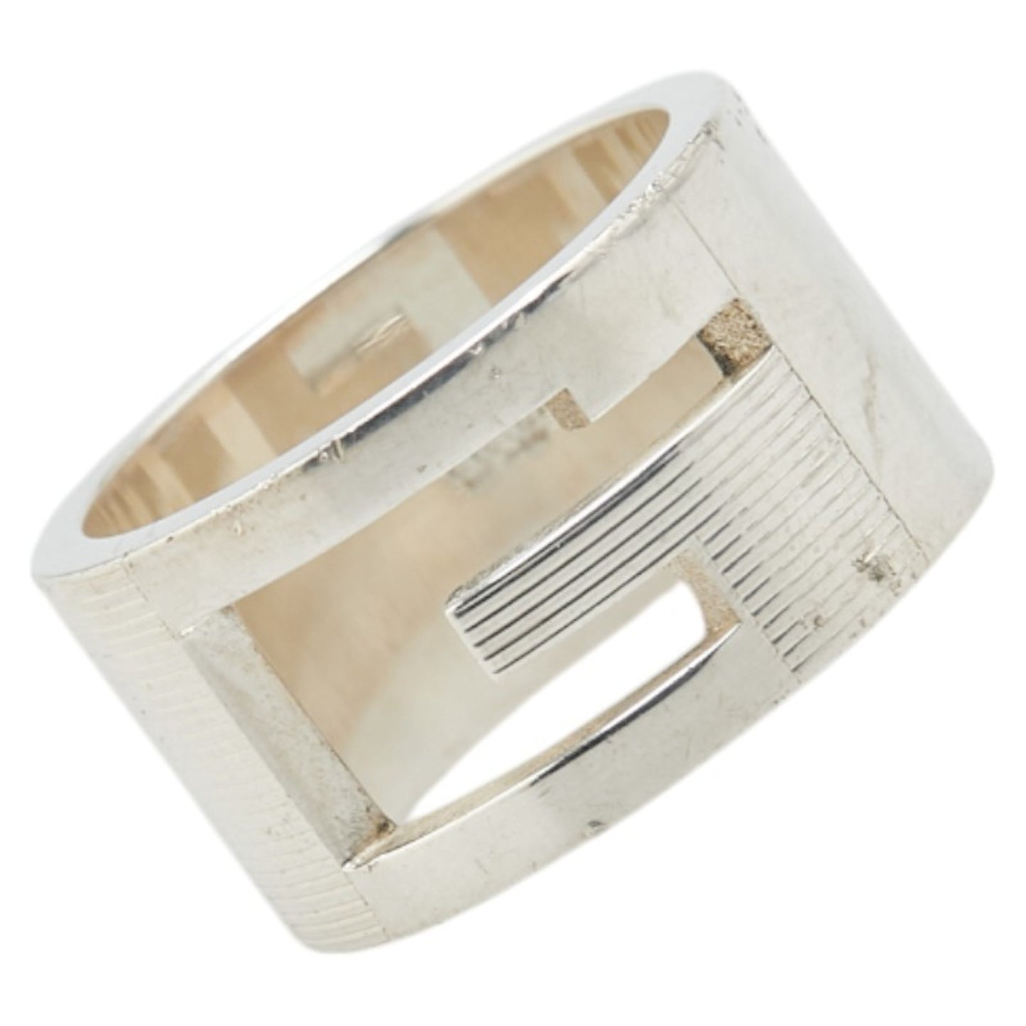 Gucci Branded G Ring #15 SV925 Silver Women's GUCCI