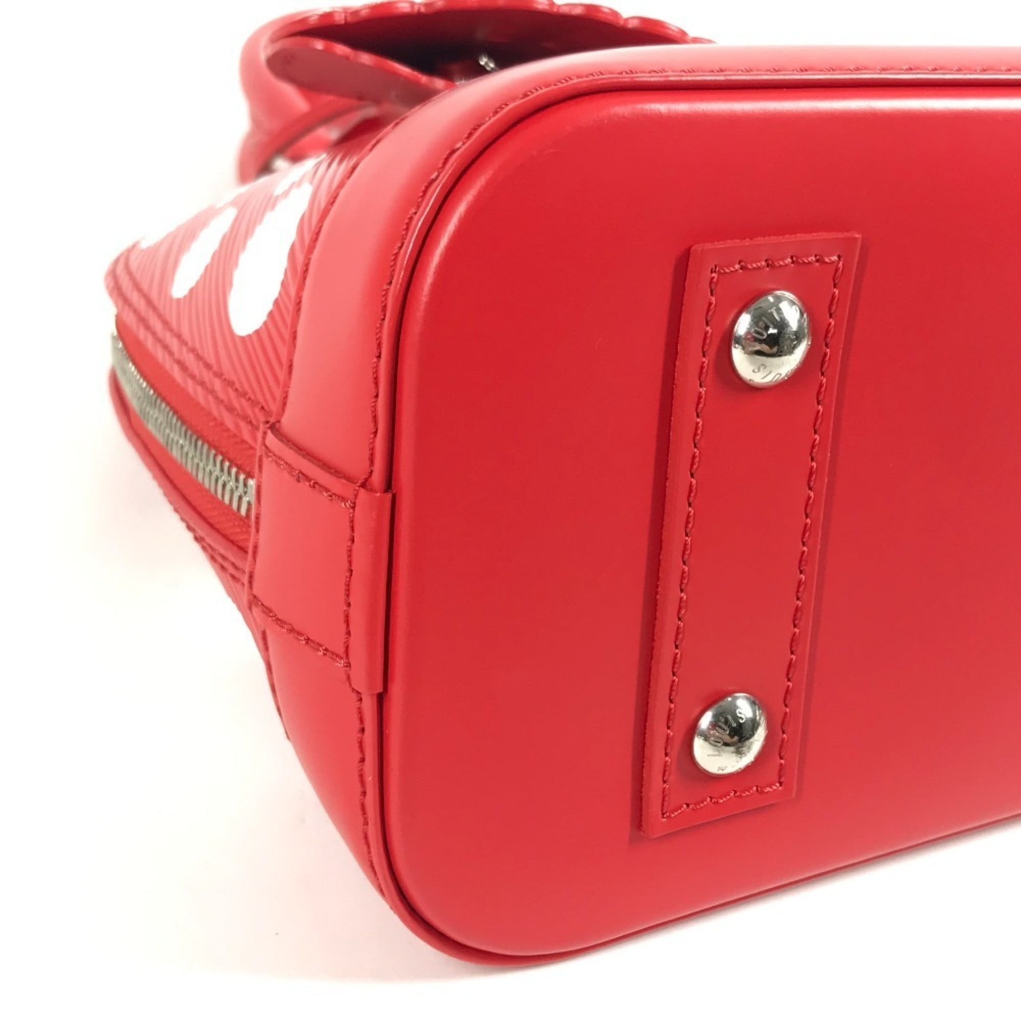 LOUIS VUITTON M21698 LV x YK Yayoi Kusama Epi Infinity Dot Polka Alma BB Shoulder Bag 2-Way Crossbody Handbag Leather Women's Red — Like New
