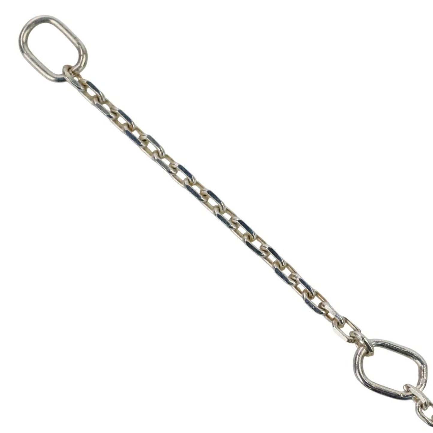 GUCCI Silver 925 Heart Motif Chain Necklace (Ag925) for Women