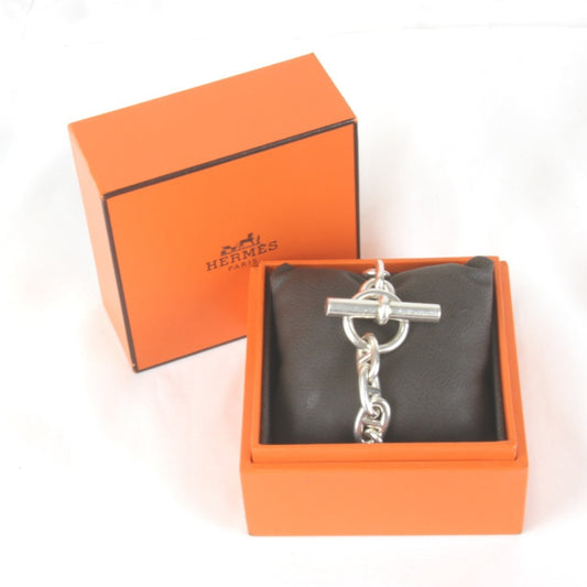 HERMES Chaine d'Ancre MM Bracelet in 925 Silver for Women - Volume