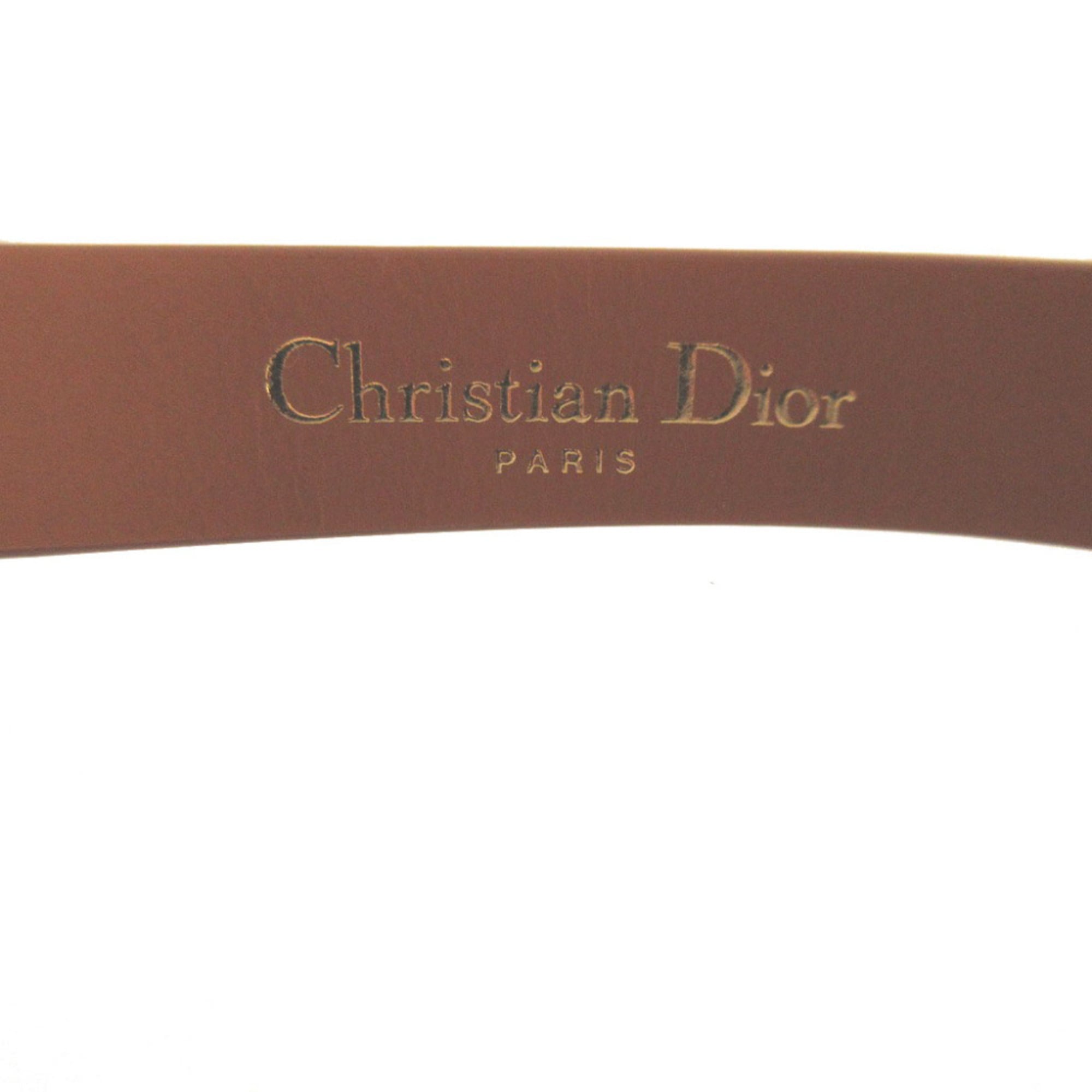 Like new Christian Dior 30 Montaigne B1760 Small Leather Brown Double Bracelet 0472