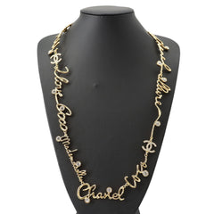 Chanel Necklace I LOVE COCO Coco Mark Rhinestone I24 S ABD430 CHANEL Long NECKLACE — Like New