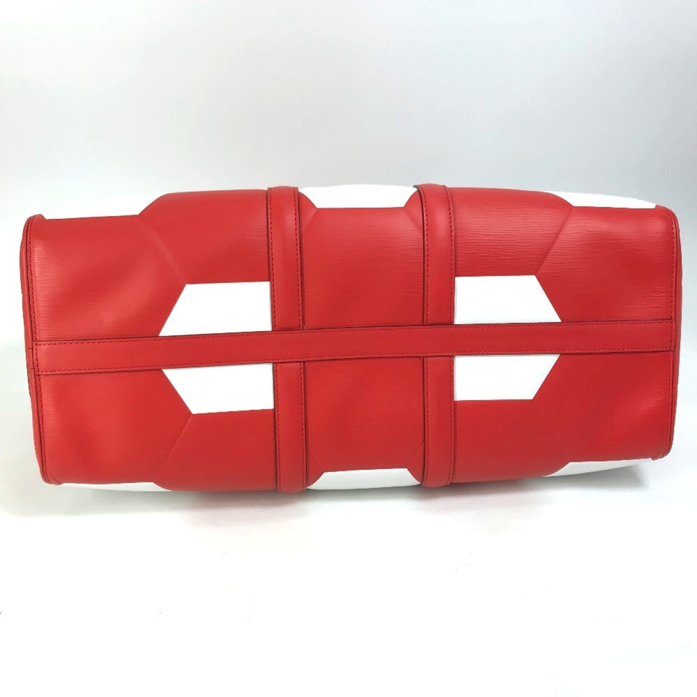 LOUIS VUITTON M52121 Epi 2018 FIFA World Cup Soccer Ball Keepol Bandouliere 50 Bag Boston Leather Men's Red O-230530-1 — New - Store Return