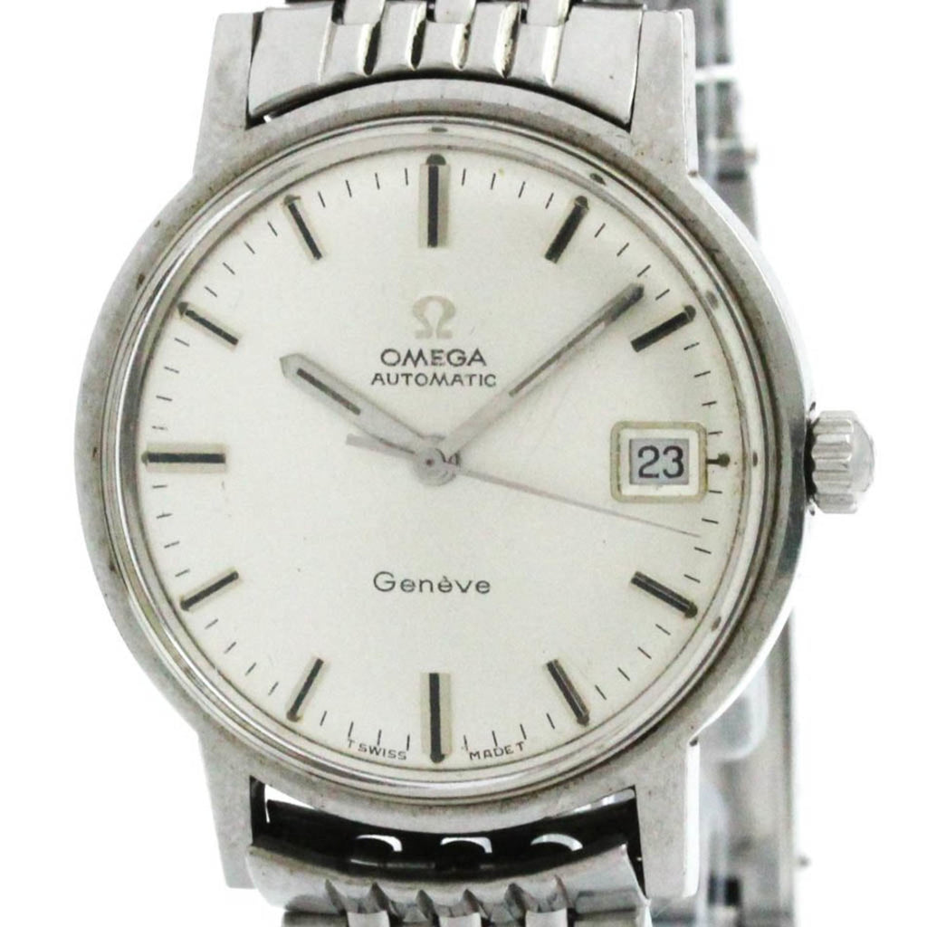 Vintage OMEGA Geneve Date Cal 565 Rice Bracelet Automatic Watch 166.070 BF579723