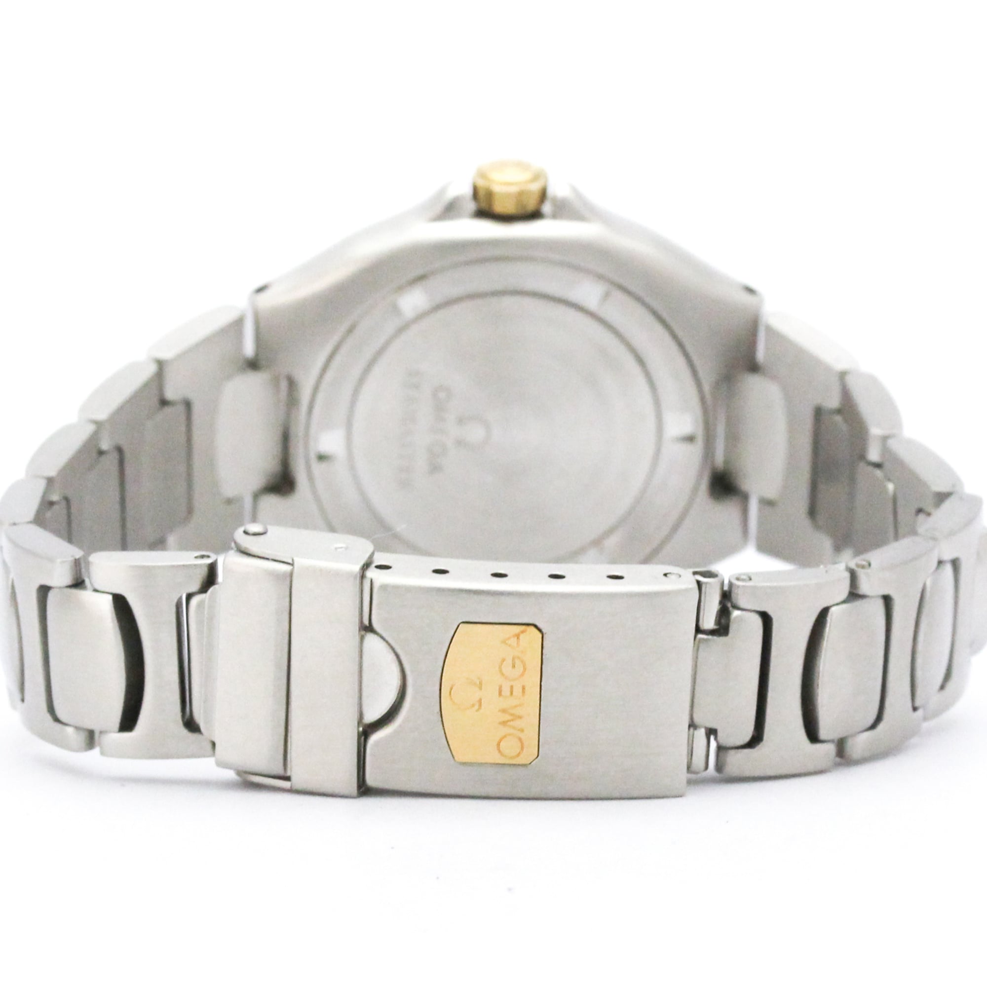 OMEGA Seamaster Professional 18K Gold Steel Ladies Watch 796.1041 Polished — Very Good
