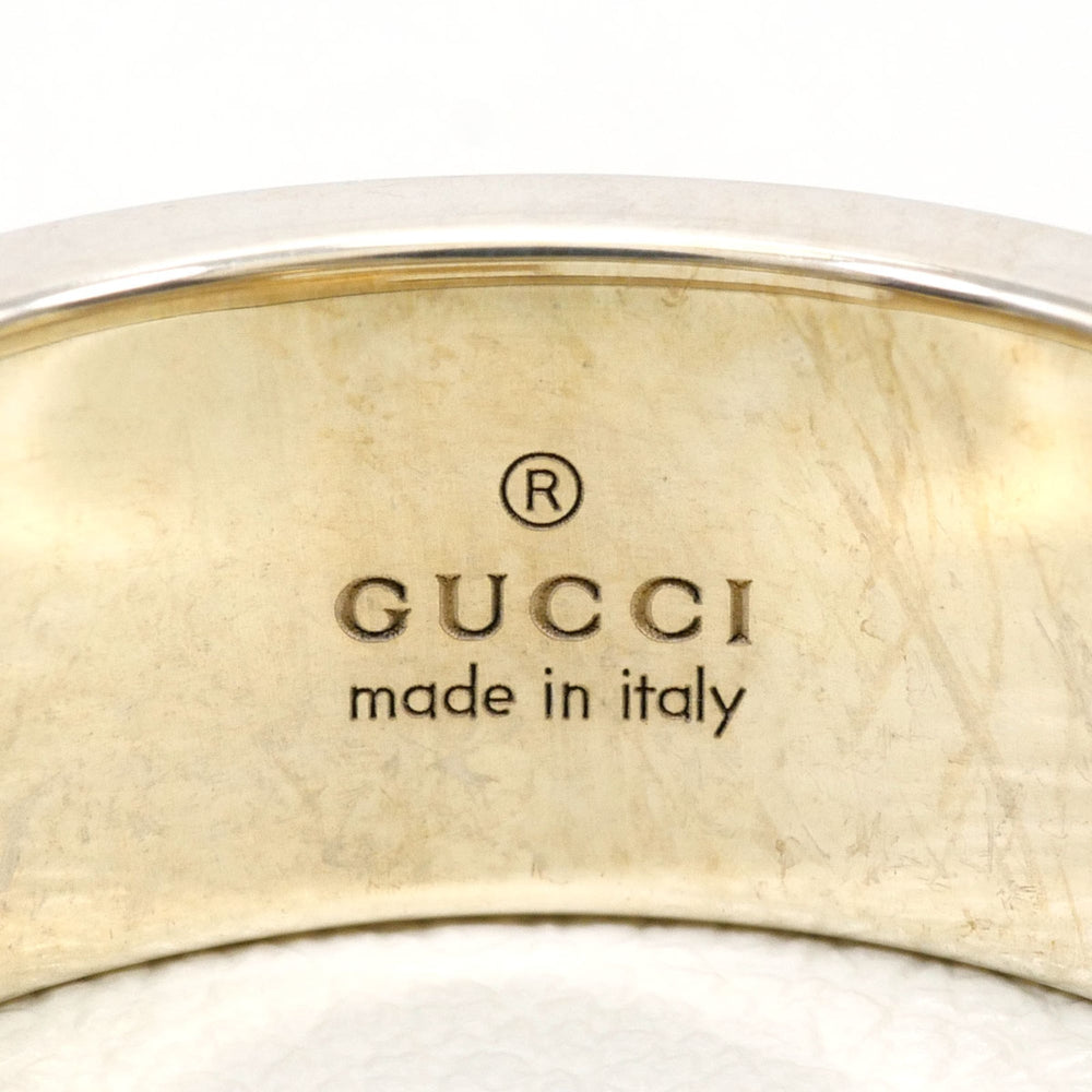 Gucci branded G silver ring, total weight 8.3g, jewelry — Like New