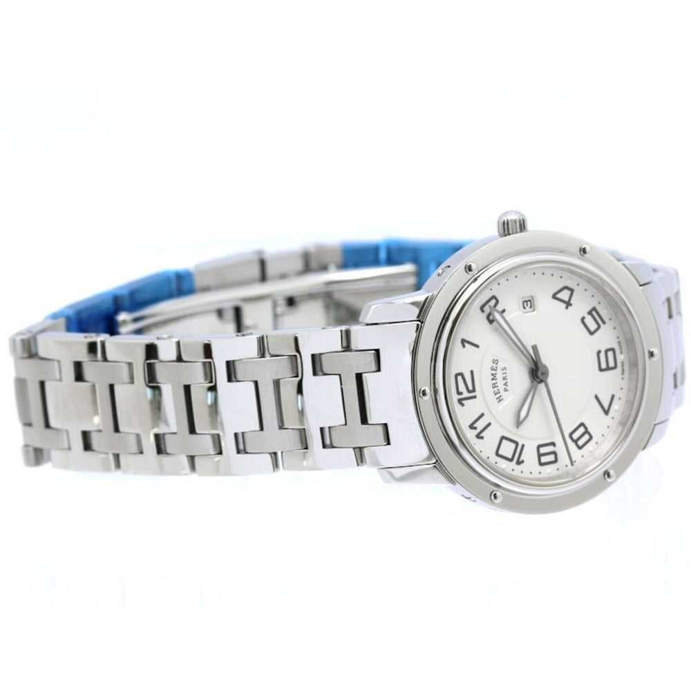 HERMES Clipper Classic CP1.310.220 4966 Boys' Watch Stainless Steel 40519 — Very Good