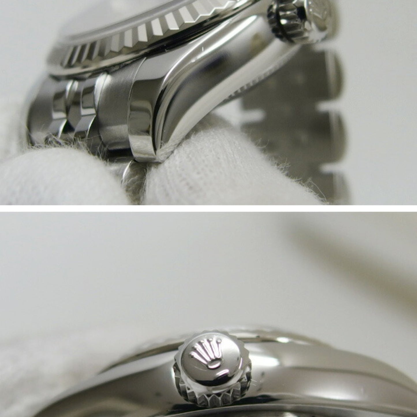 Rolex Datejust Black Shell 10P Diamond Women's Watch