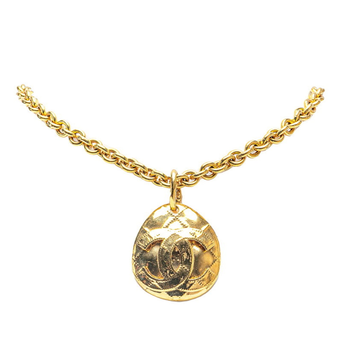 Vintage Chanel Coco Mark Long Necklace, Gold Plated, Women's, CHANEL