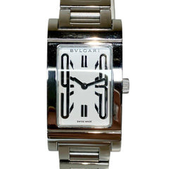 Bulgari BVLGARI watch, total weight 74g, stainless steel, quartz movement, white dial, RT39S — Good