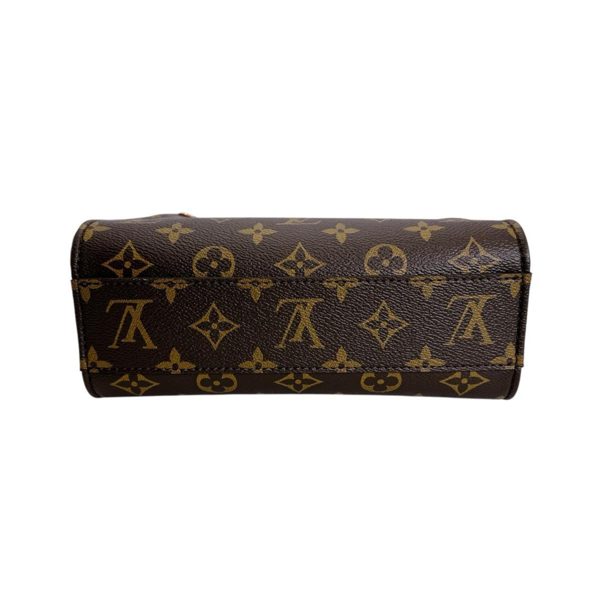 Louis Vuitton LOUIS VUITTON Handbag Sac Plat BB Monogram Canvas M46265 Brown — New - Store Return