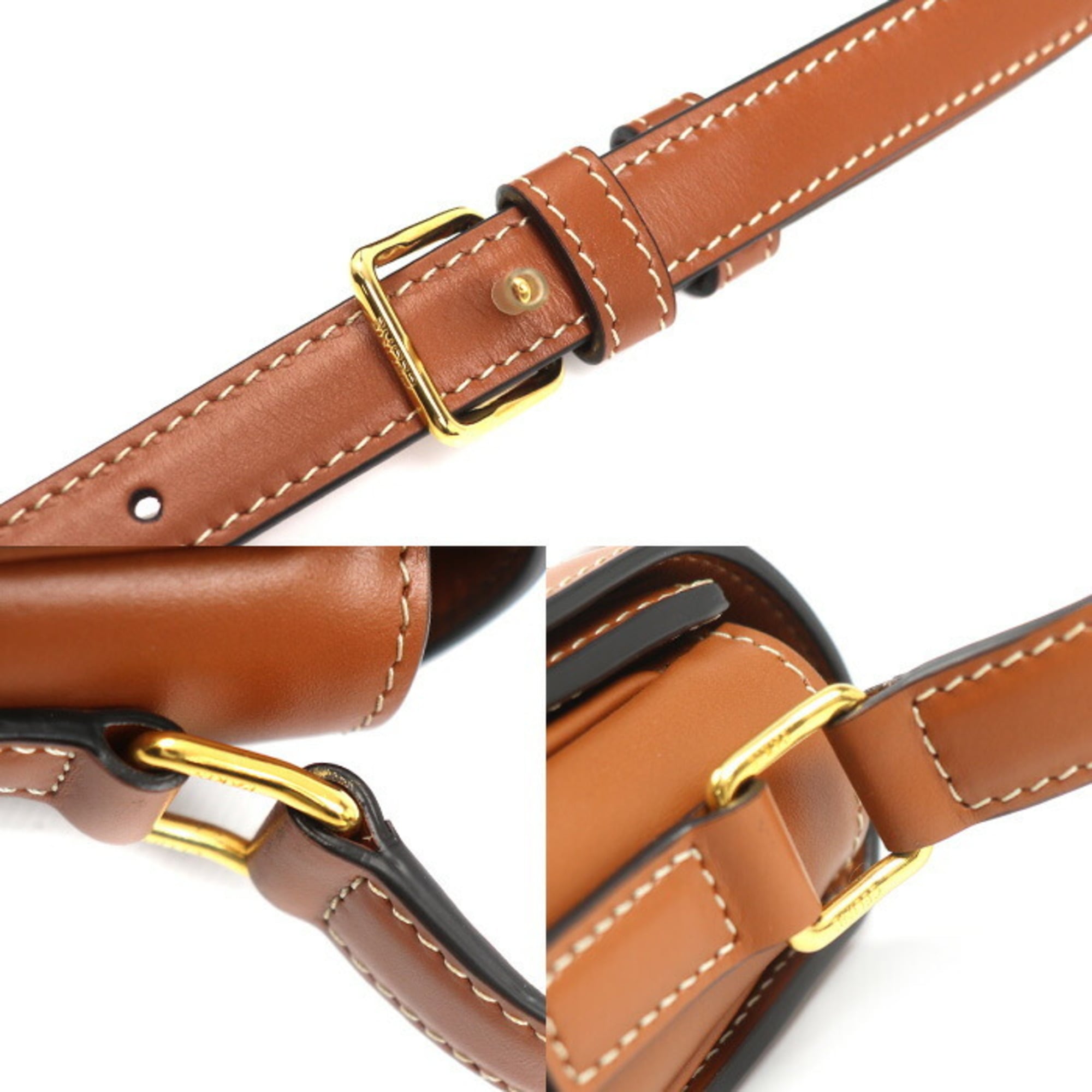 CELINE Triomphe Teen Shoulder Bag, Brown, 188882BZ4.04LU, Women's