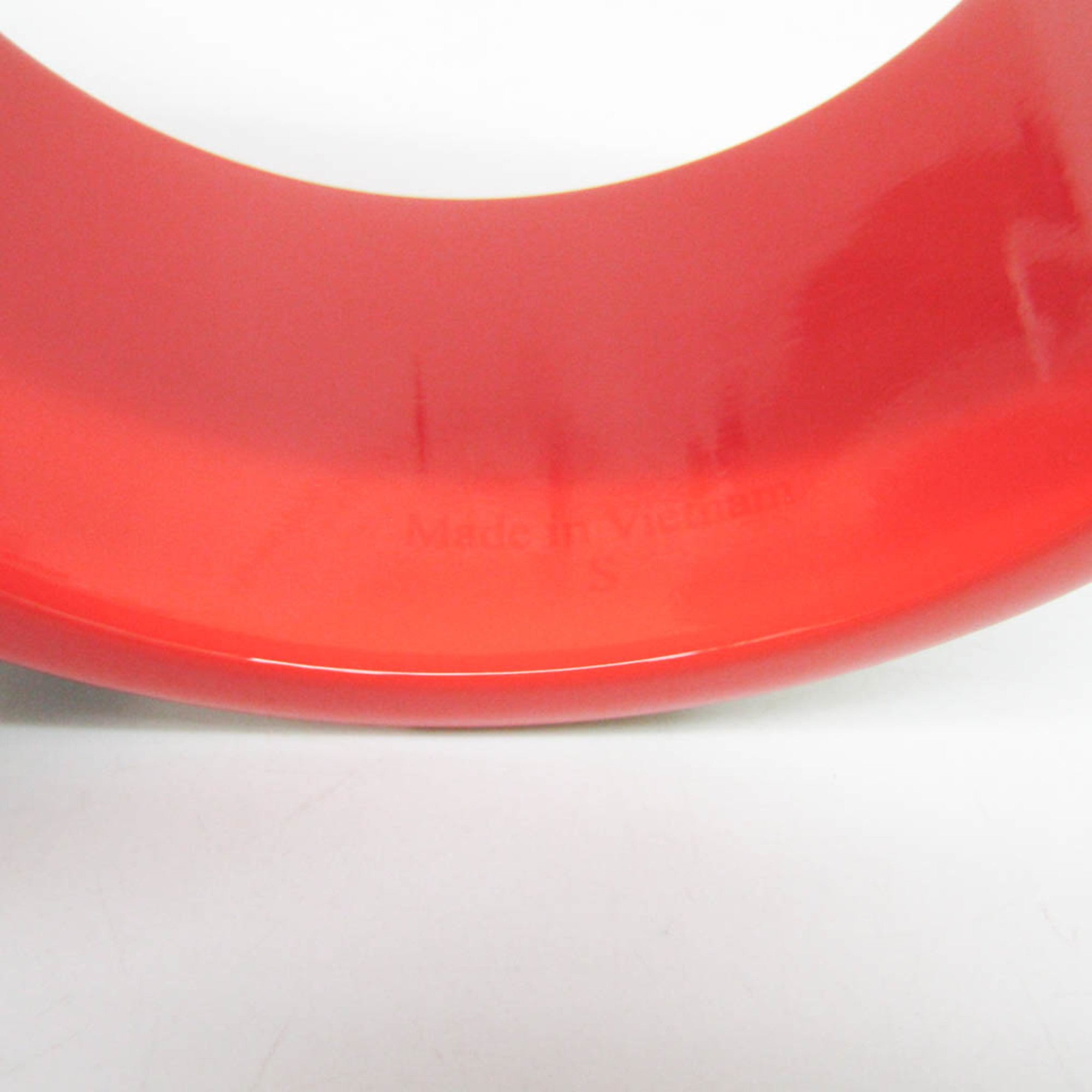 Hermes Bias H GM Lacquer,Wood Bangle Multi-color — Like New