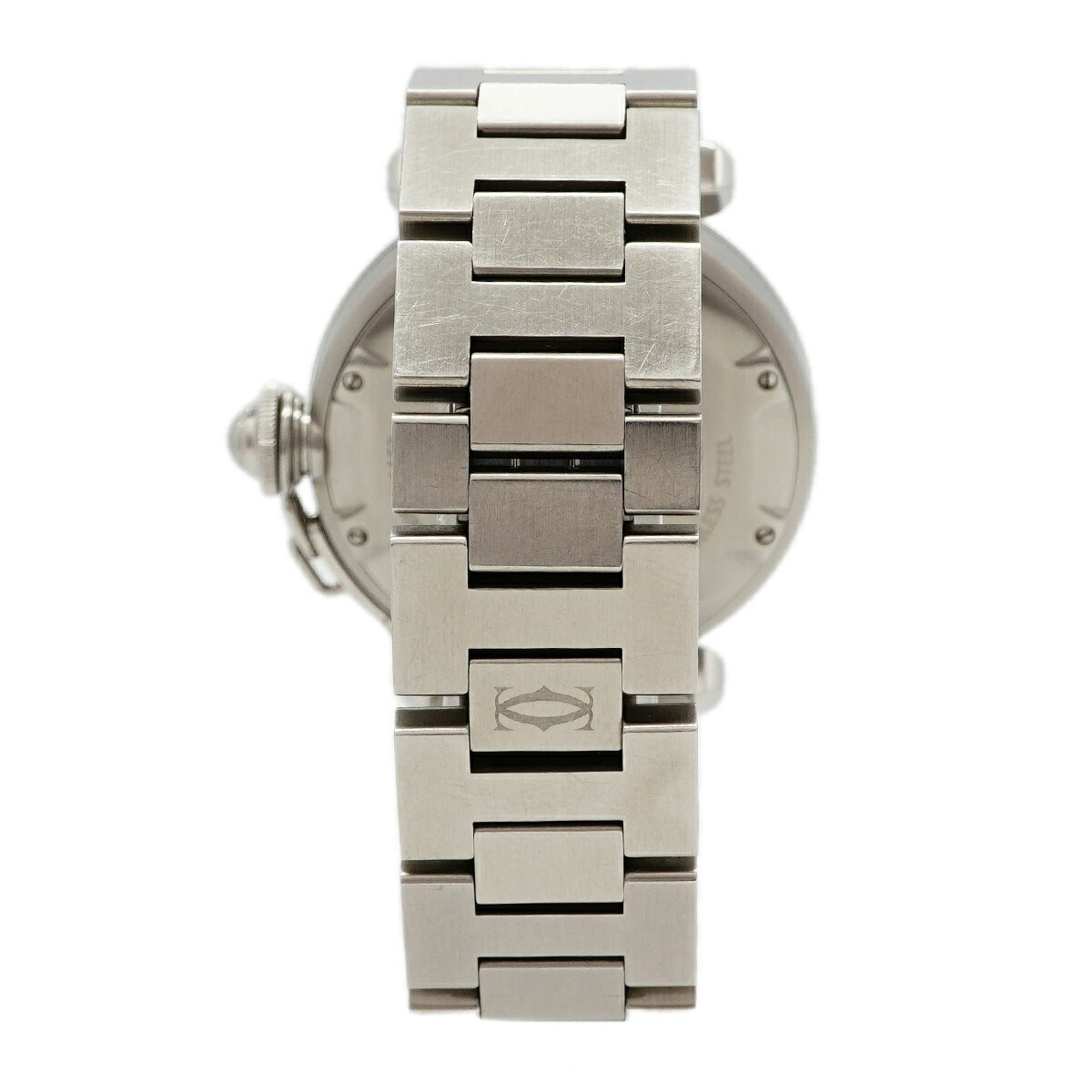 Cartier Pasha C Meridian GMT W31029M7 Silver Dial Watch (Boys' Size) — Good