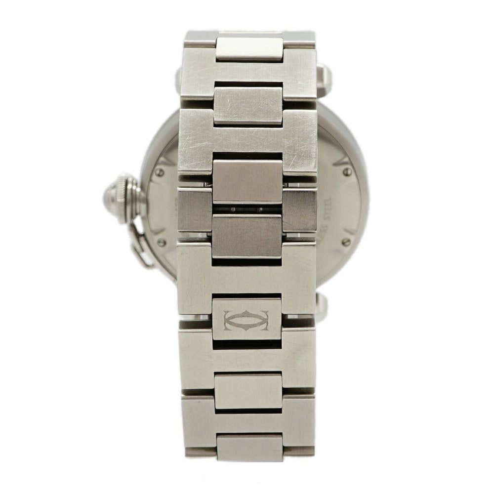 Cartier Pasha C Meridian GMT W31029M7 Silver Dial Watch (Boys' Size) — Good