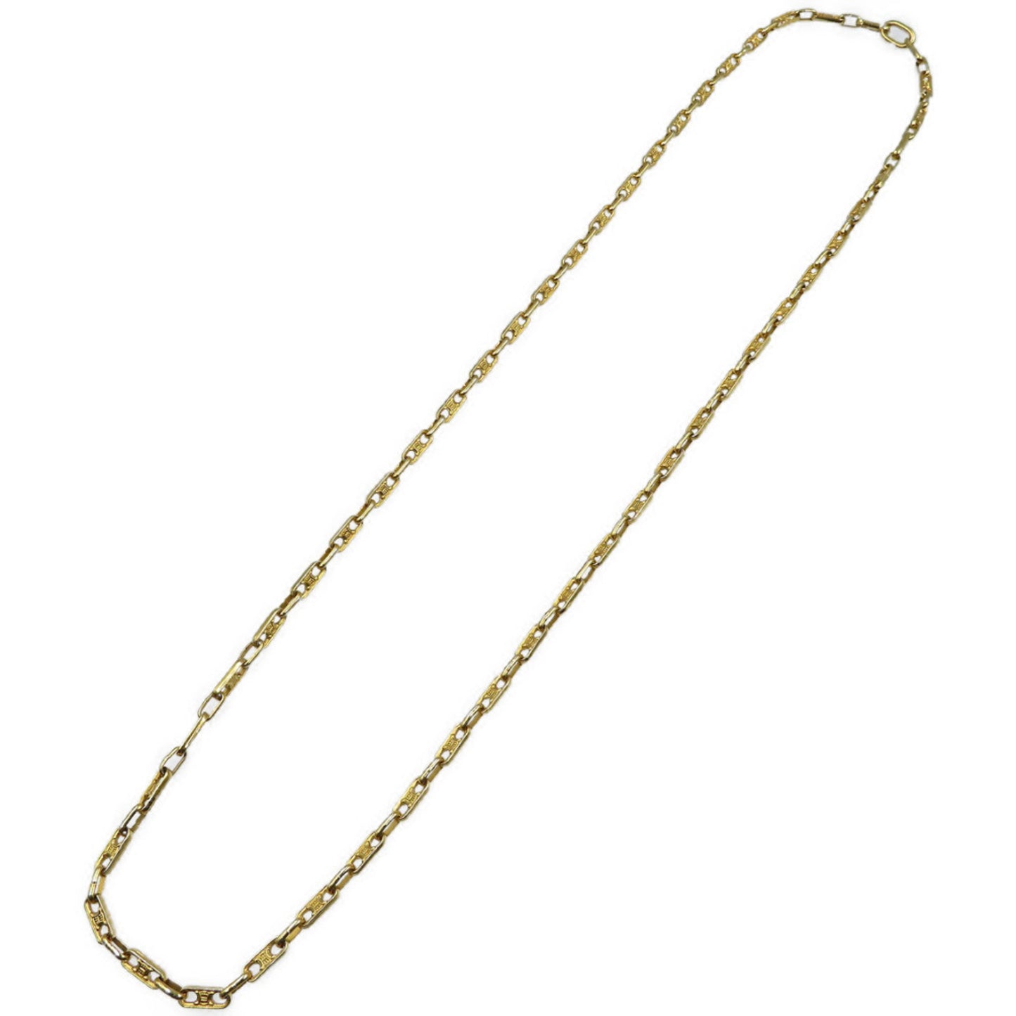Celine Macadam Long GP Gold Necklace 0209CELINE 5J0209IEP5