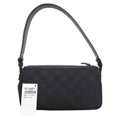 Salvatore Ferragamo Gancini Semi-Shoulder Bag for Women, Black, AU-21 3834. (Shoulder bag, black, women's) — Like New
