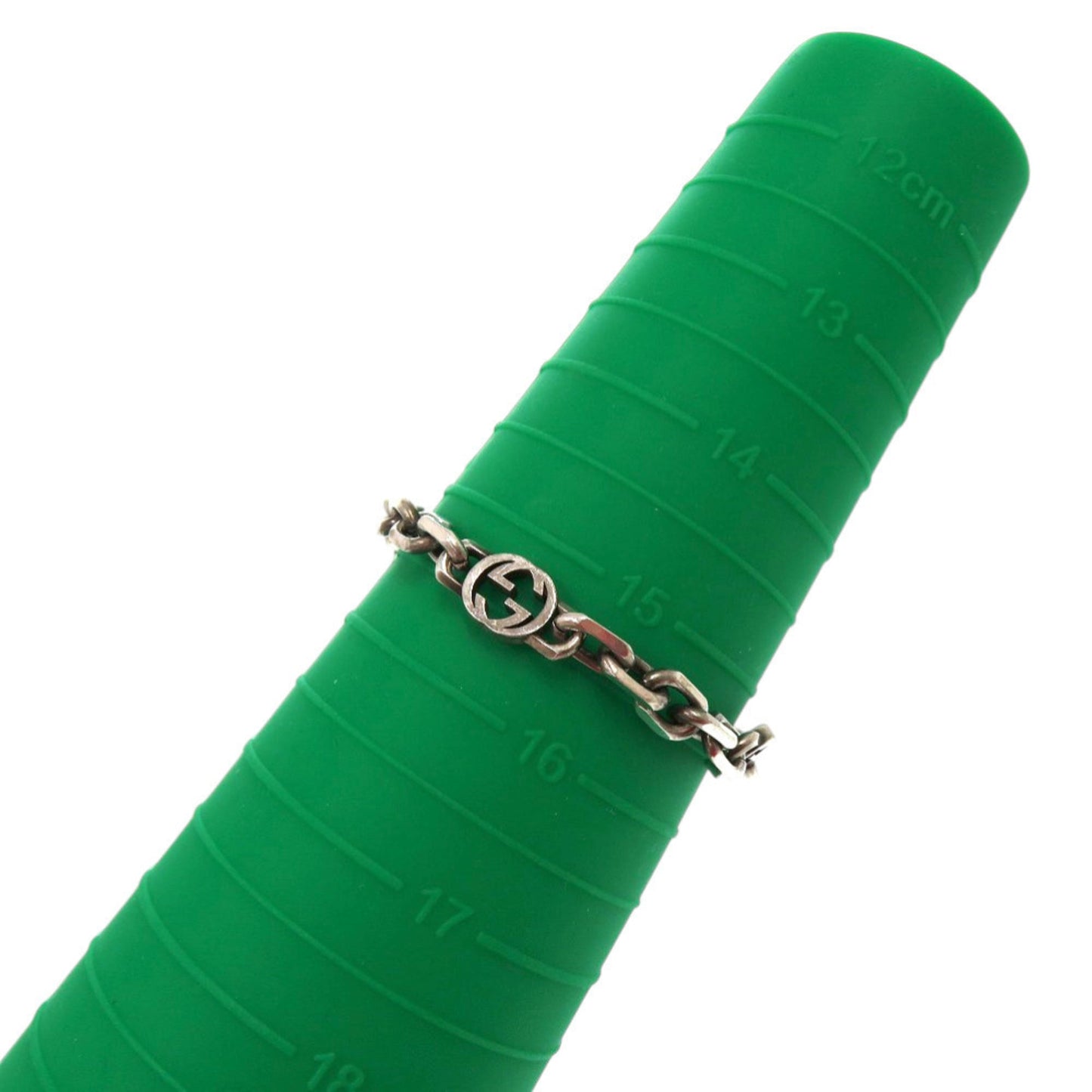 Gucci Interlocking Chain Bracelet in 925 Sterling Silver (1081)