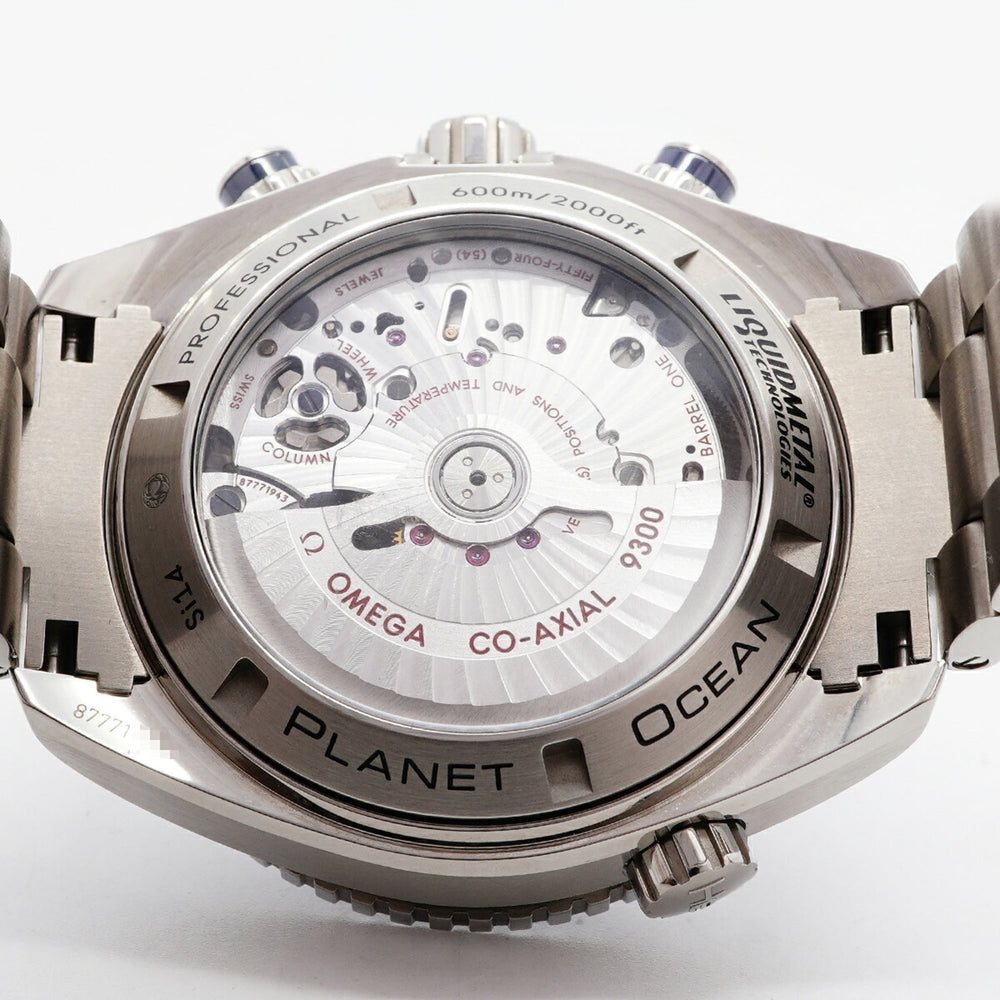 Omega Seamaster Planet Ocean Chrono 232.90.46.51.03.001 Blue Dial Men's Watch — Very Good