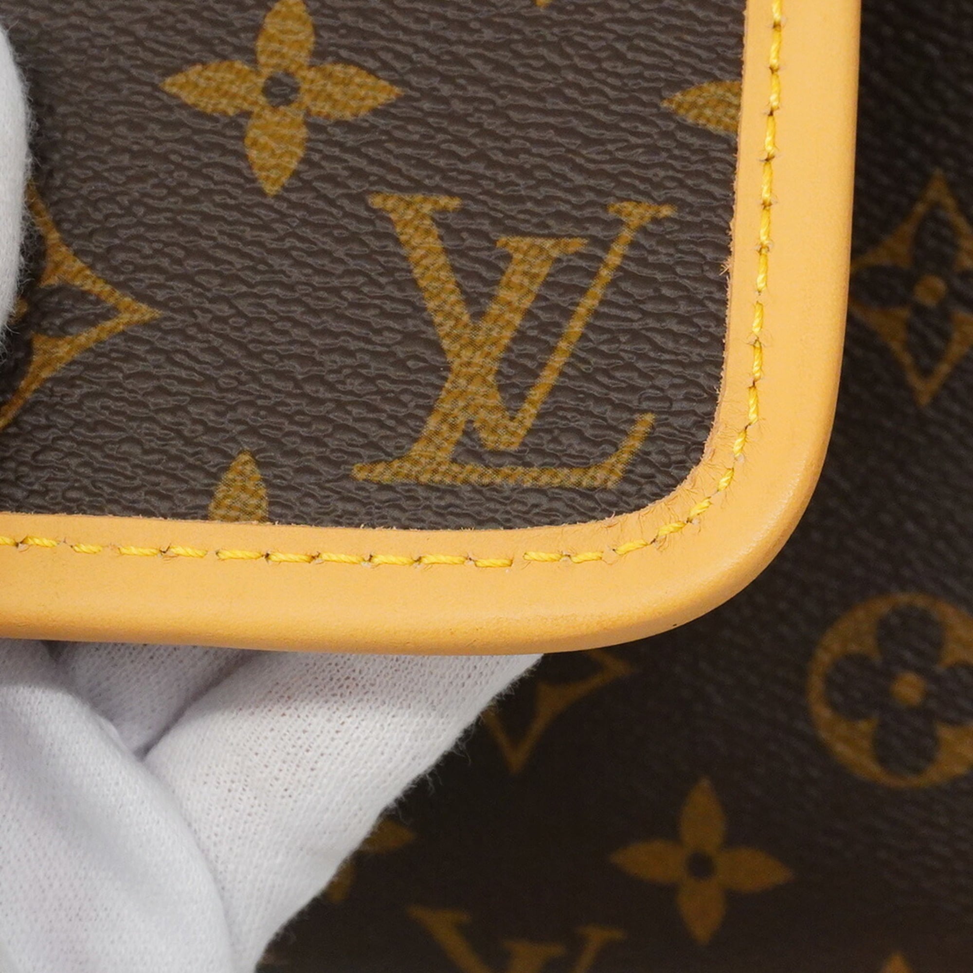 Louis Vuitton Monogram Carryall NM PM Shoulder Bag M46203 Brown Women's