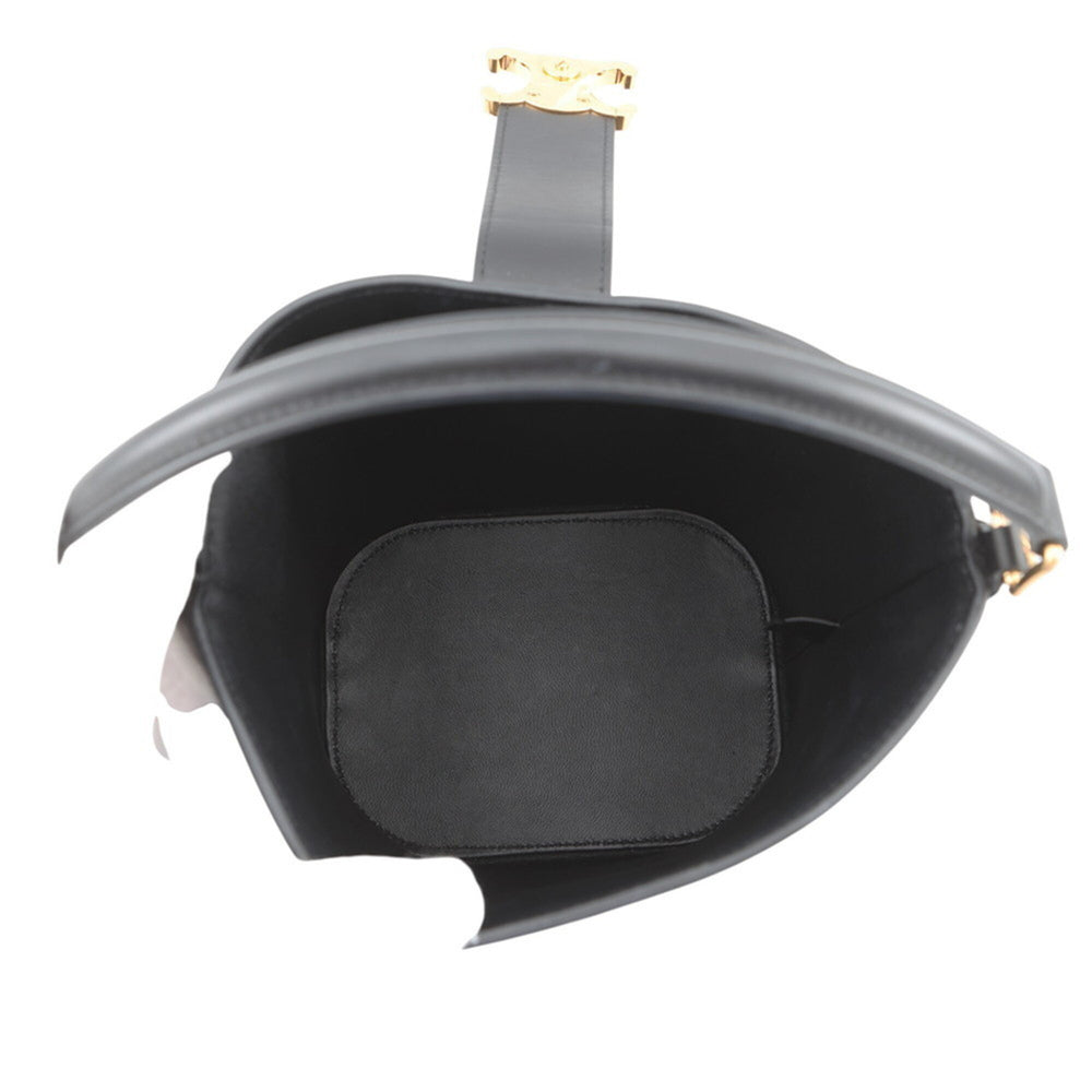 Celine Triomphe Small Bucket Louise Handbag 119173FX9.04LU CELINE 2-way Black Women's — Like New