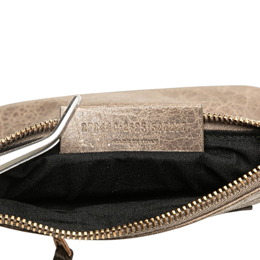 Balenciaga Giant Hip Pouch Coin Purse 272440 Brown Leather Women's BALENCIAGA