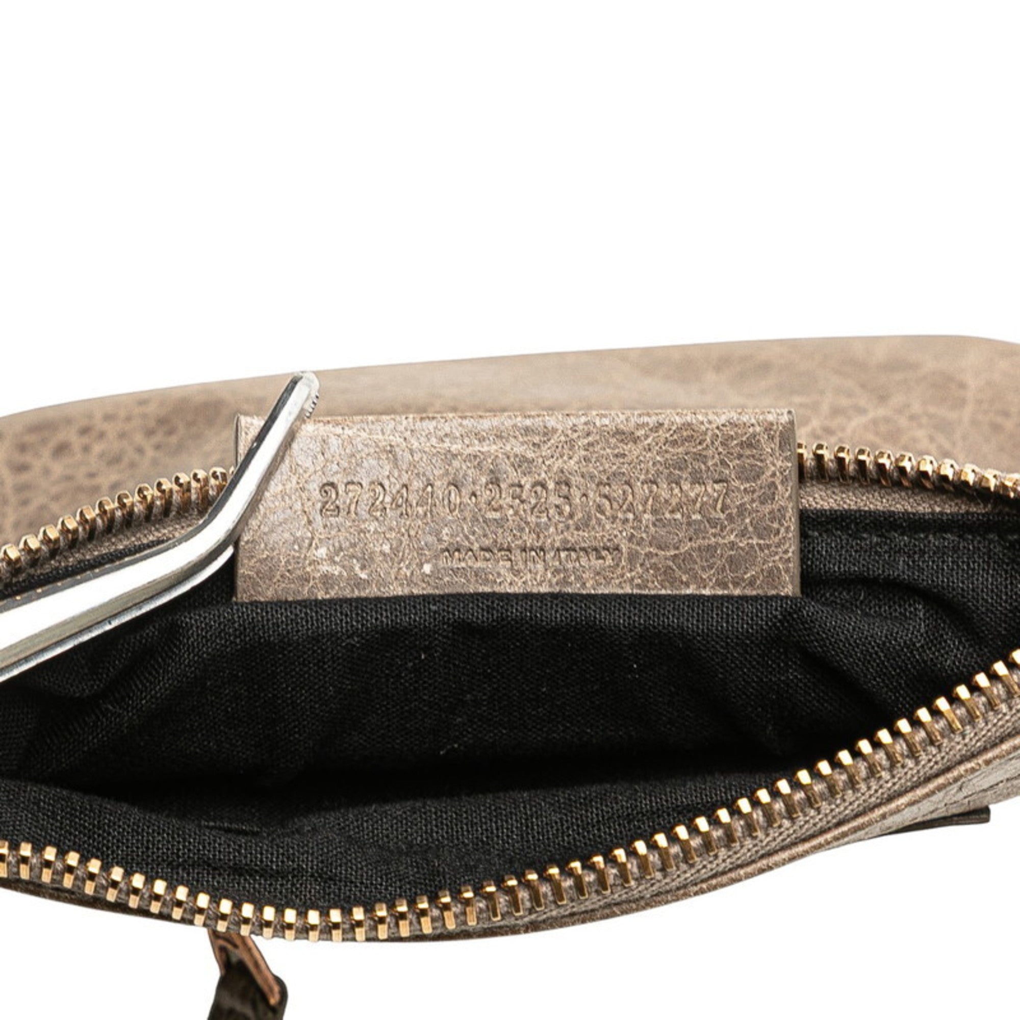 Balenciaga Giant Hip Pouch Coin Purse 272440 Brown Leather Women's BALENCIAGA