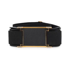 Hermes Shoulder Bag Geta Black Chevre Mysore B Stamp HERMES Handbag — Like New
