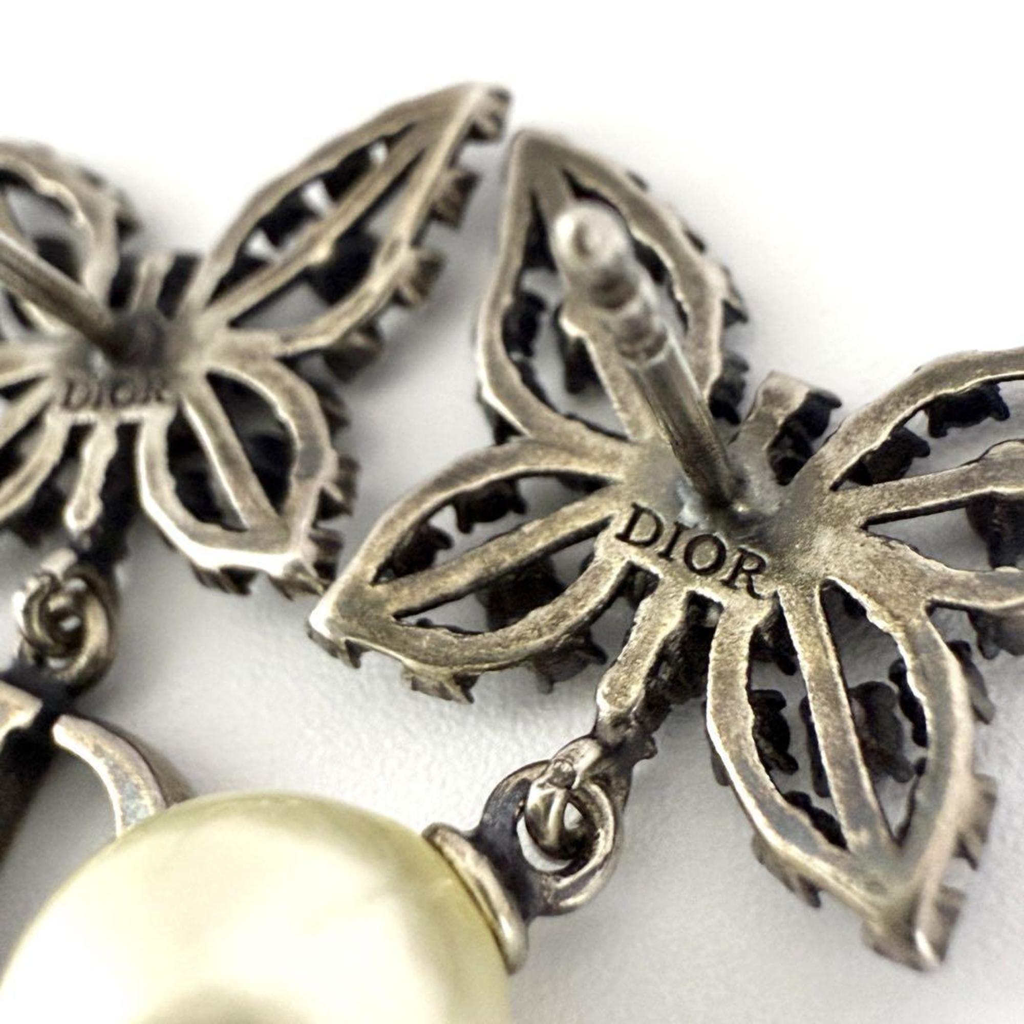 Christian Dior Dior Women's Asymmetrical Earrings Papillon Butterfly — Like New