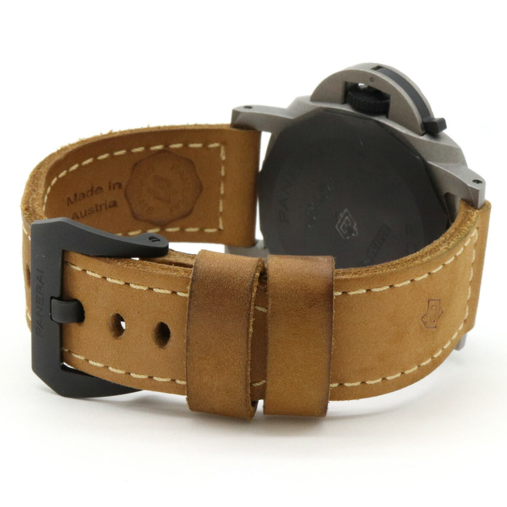 PANERAI Luminor Marina Tutto Grigio Titanium Carbotech Leather Strap Grey Dial Men's AT Automatic Watch PAM01662 — Very Good