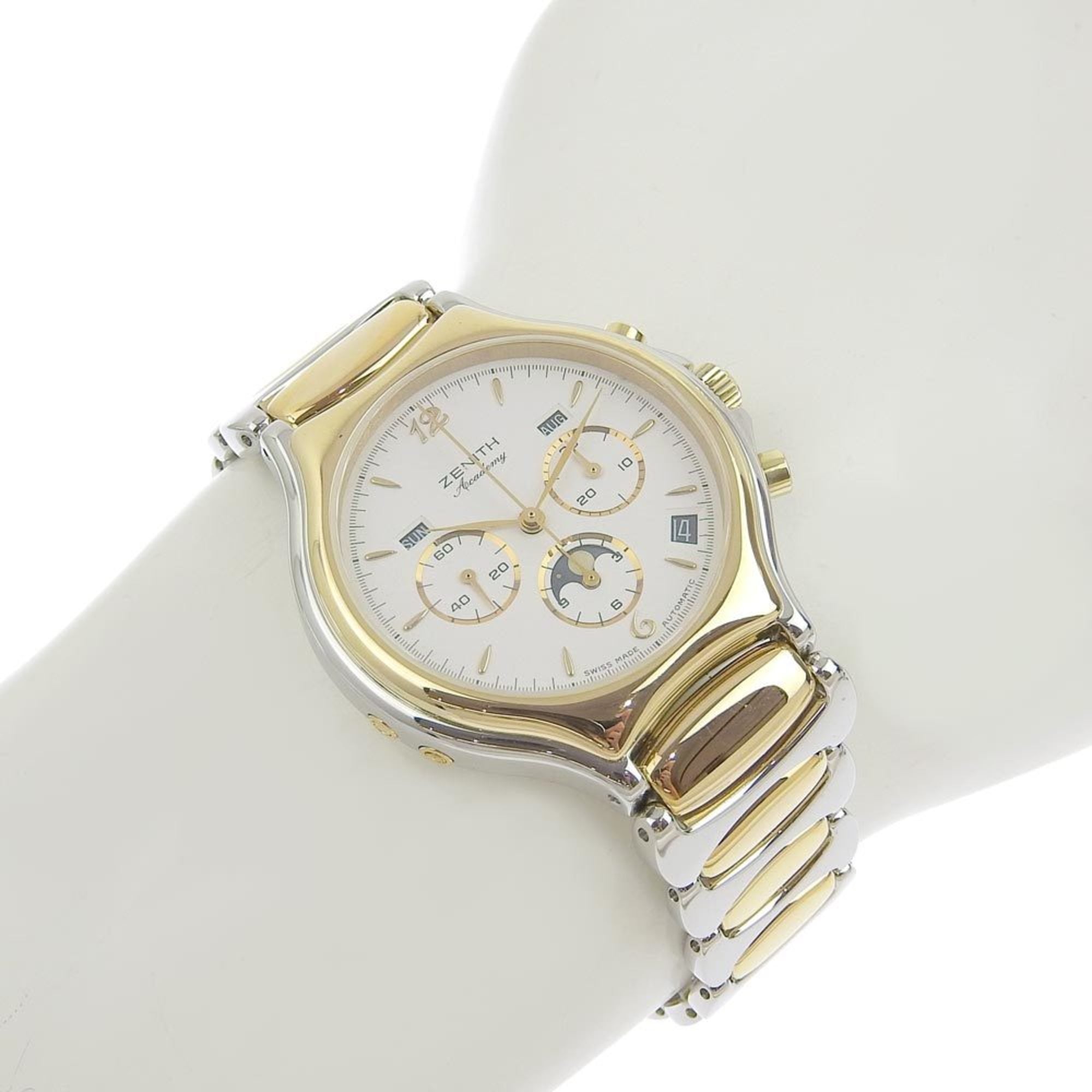 Zenith ZENITH Academy Elprimero Moon Phase Triple Calendar Automatic Winding Watch 2022/08 Overhauled — Like New