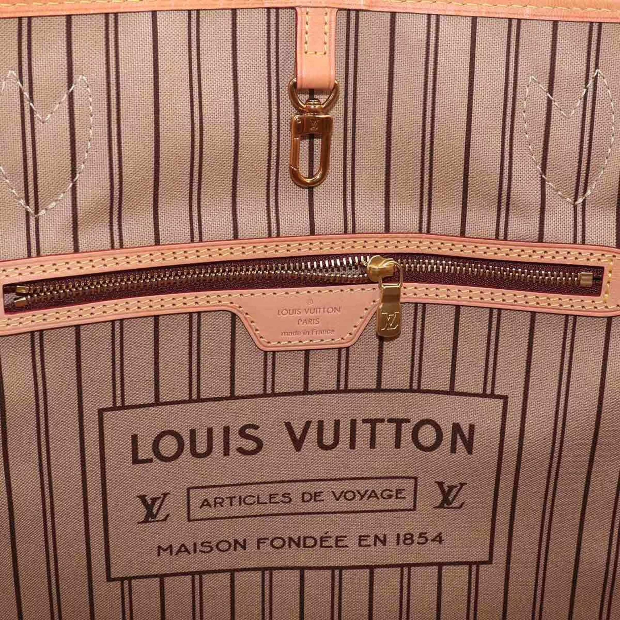 Louis Vuitton Neverfull MM Monogram Tote Handbag, Brown/Beige, M40995, Gold Hardware — New - Store Return