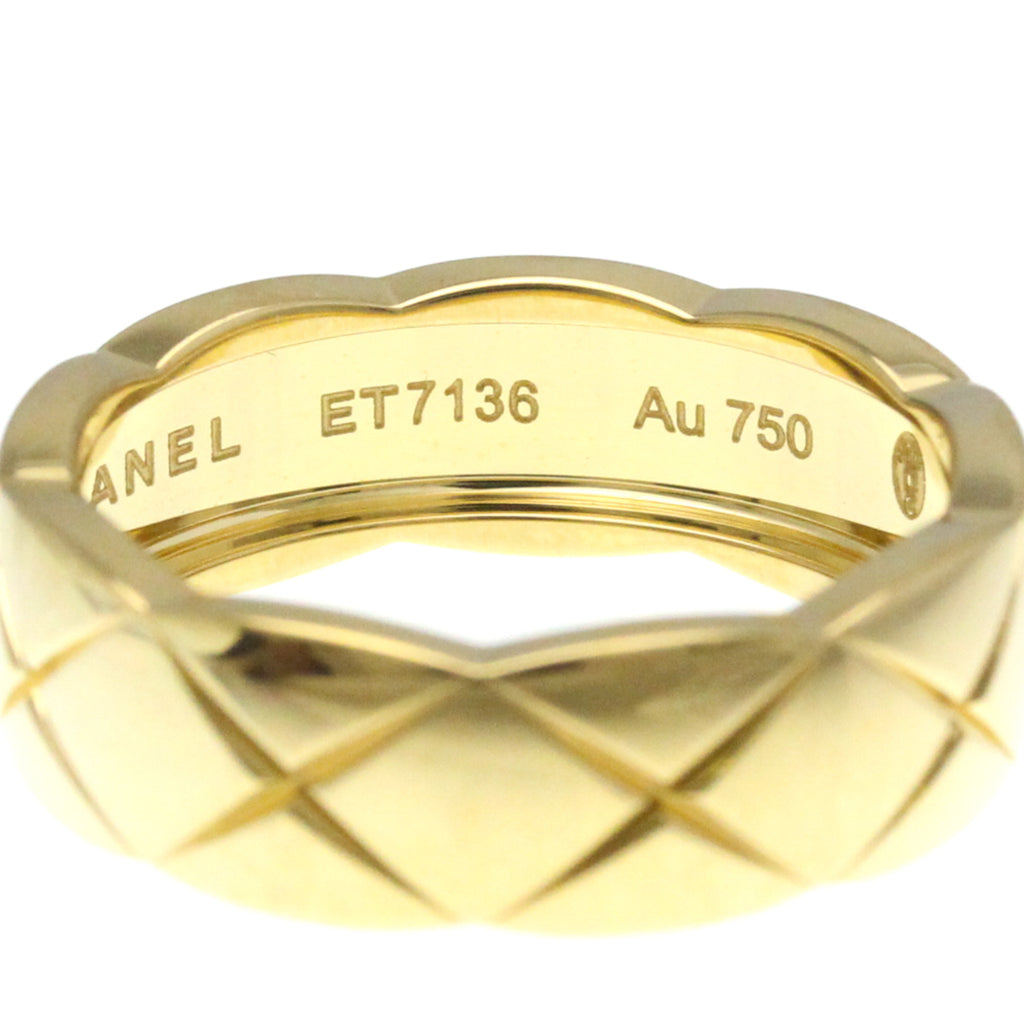 Chanel Coco Crush Ring Medium Size Yellow Gold (18K) Fashion No Stone Band Ring Gold