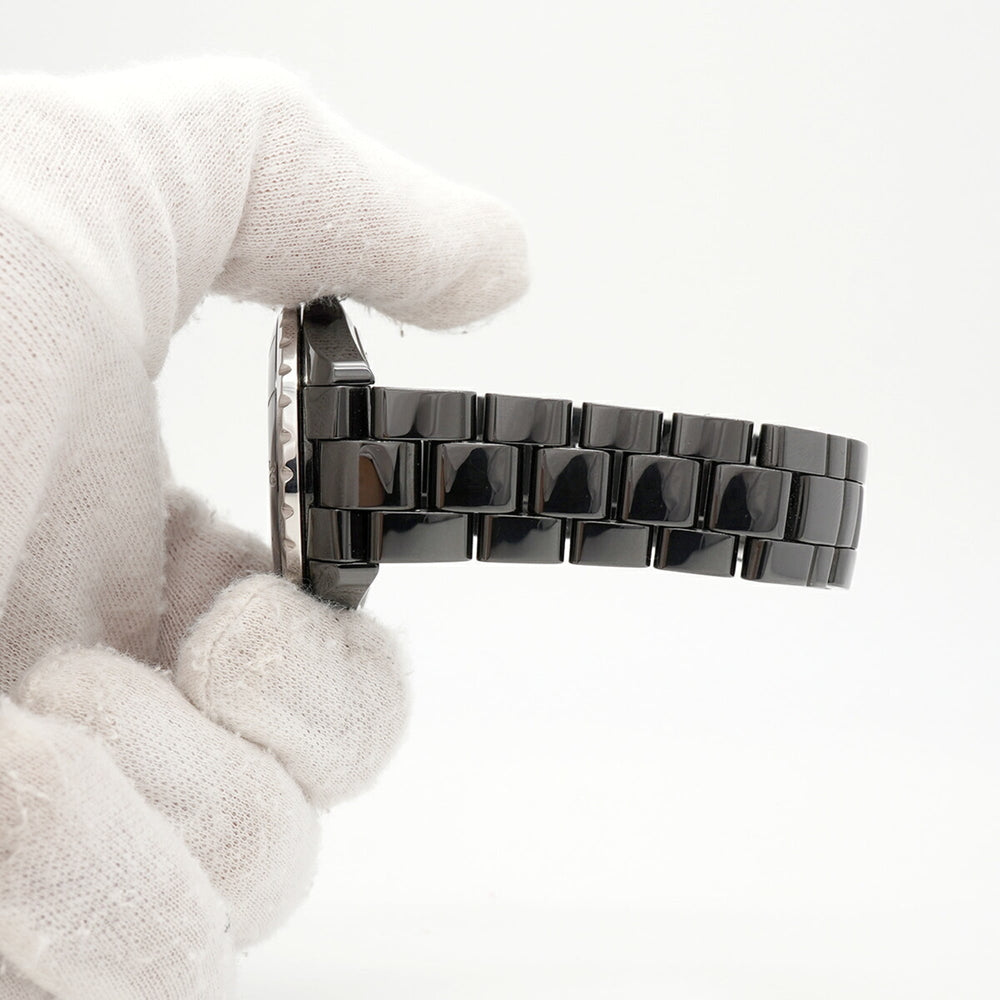 Chanel J12 Diamond H1626 Black Dial Men's Watch — Good